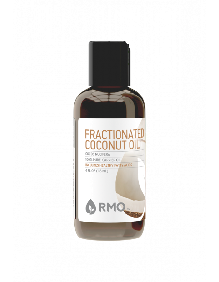 fractionated carrier coconut oil bottle.